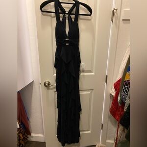 Betsy & Adam formal evening navy gown (size 6)